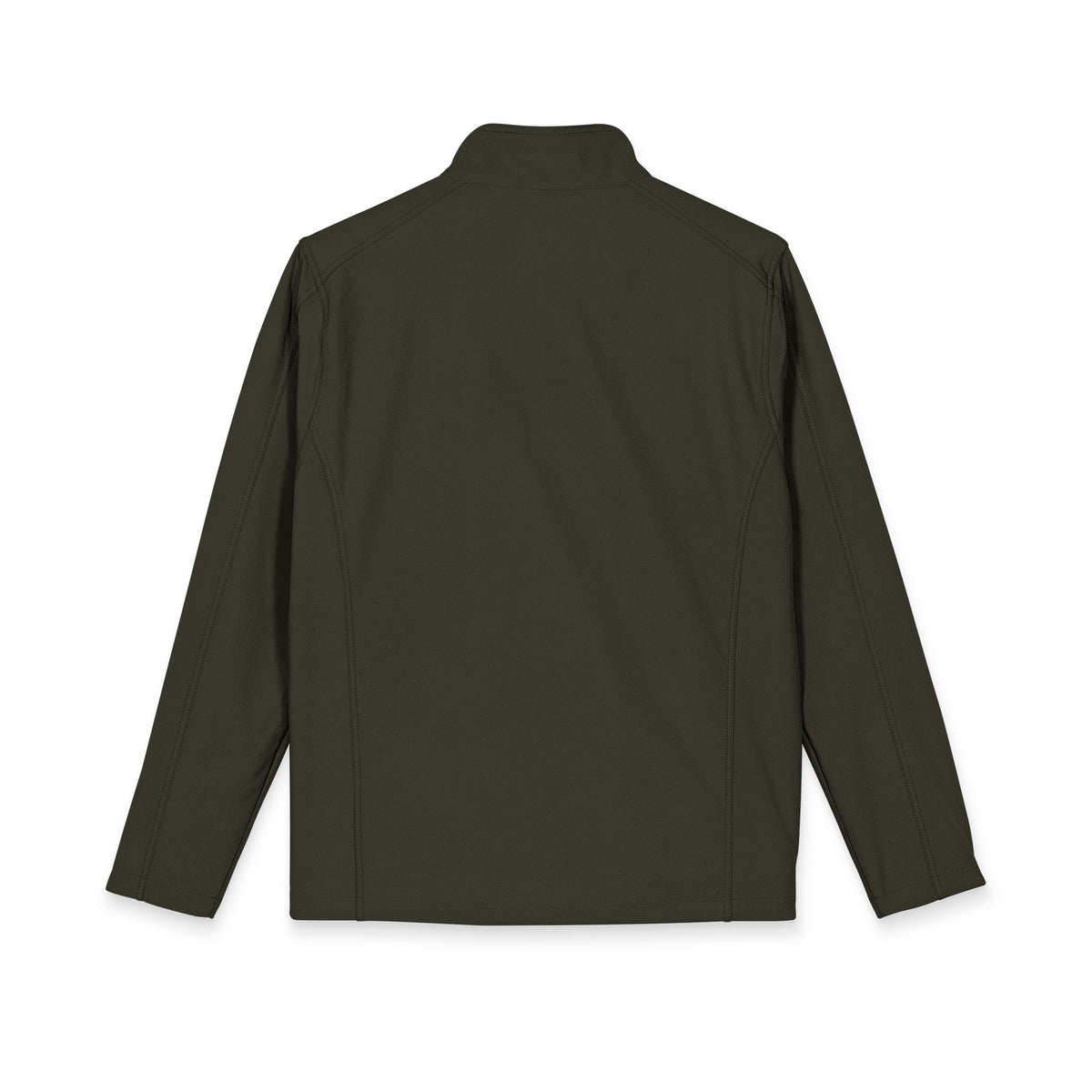 Embroidered Floral Crest Soft Shell Jacket — Men's Lightweight Windbreaker