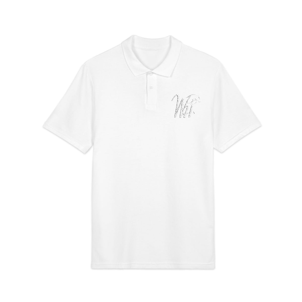Embroidered Floral Heart Polo