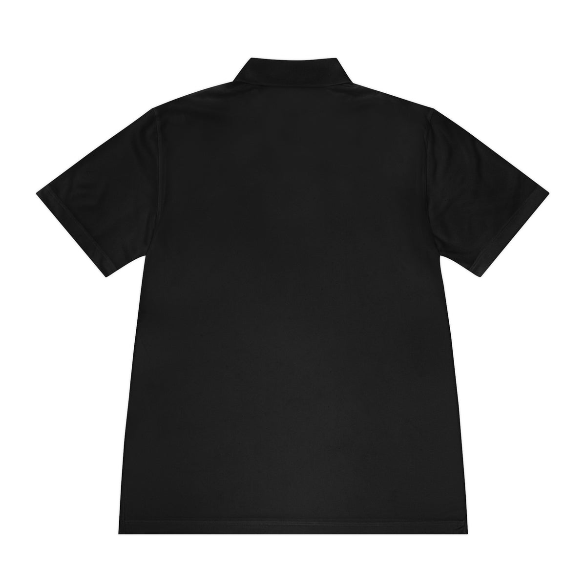 White Men's Sport Polo with Subtle Left-Chest 'W' Logo — Performance Golf & Work Shirt