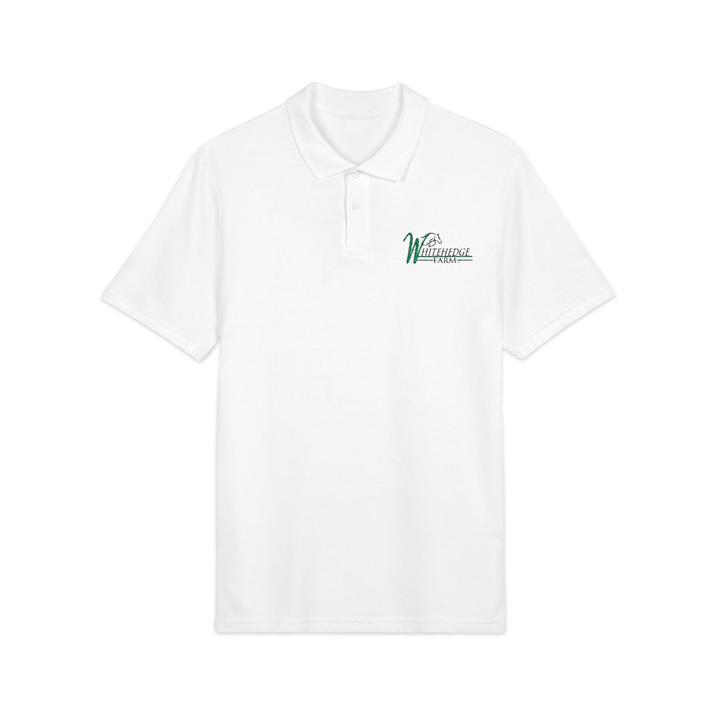 Embroidered 'Vineyard' Logo Polo Shirt