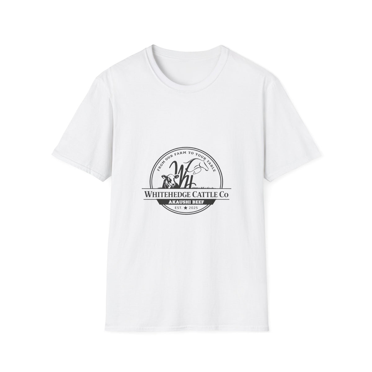 T-Shirt — Whitehedge Cattle Co. Vintage Ranch Logo Tee