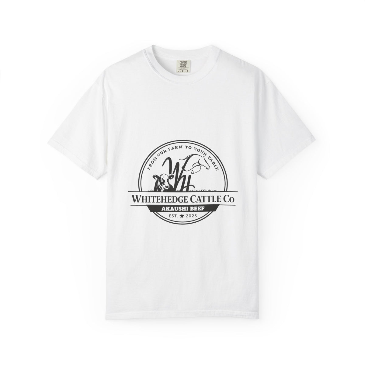 Whitehedge Cattle Co. Logo T-Shirt — Rancher Vintage Farm Tee