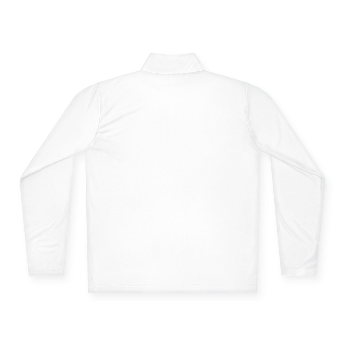 White Quarter-Zip Pullover with Green WF Script Logo