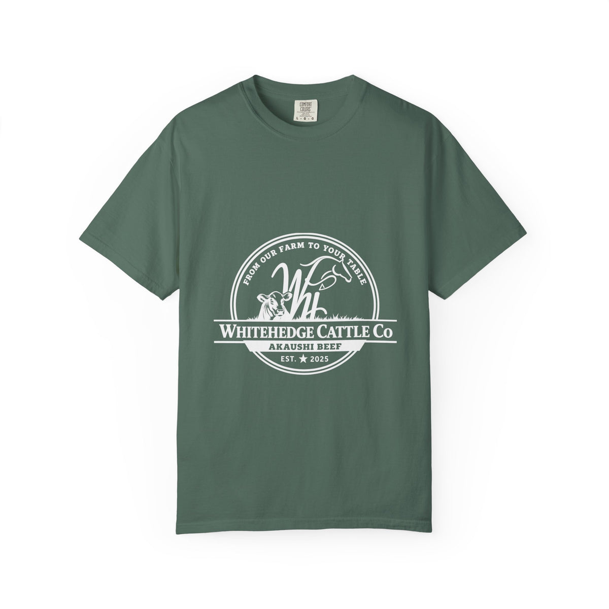 Whitehedge Cattle Co. Logo T-Shirt — Rancher Vintage Farm Tee