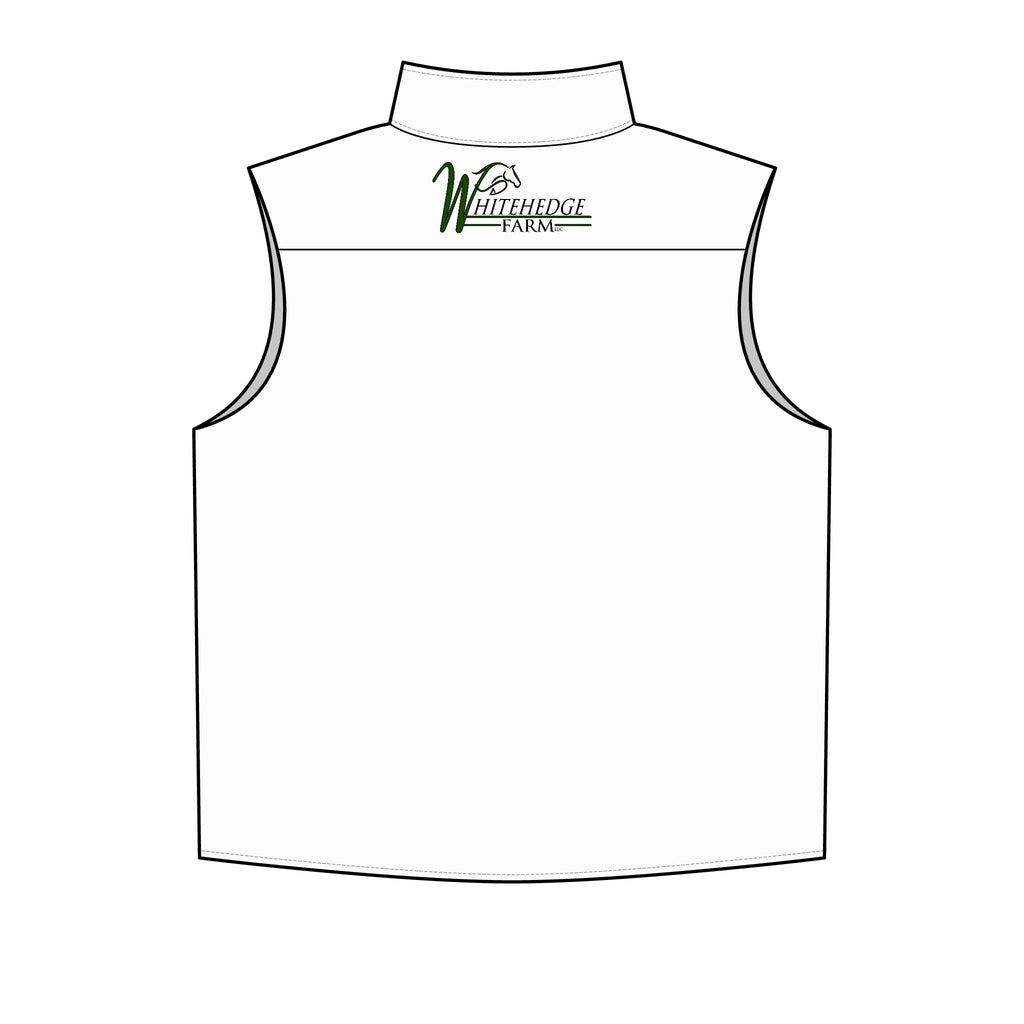 Women's Puffy Vest - Olive Script 'WF' Horse Logo Quilted Vest