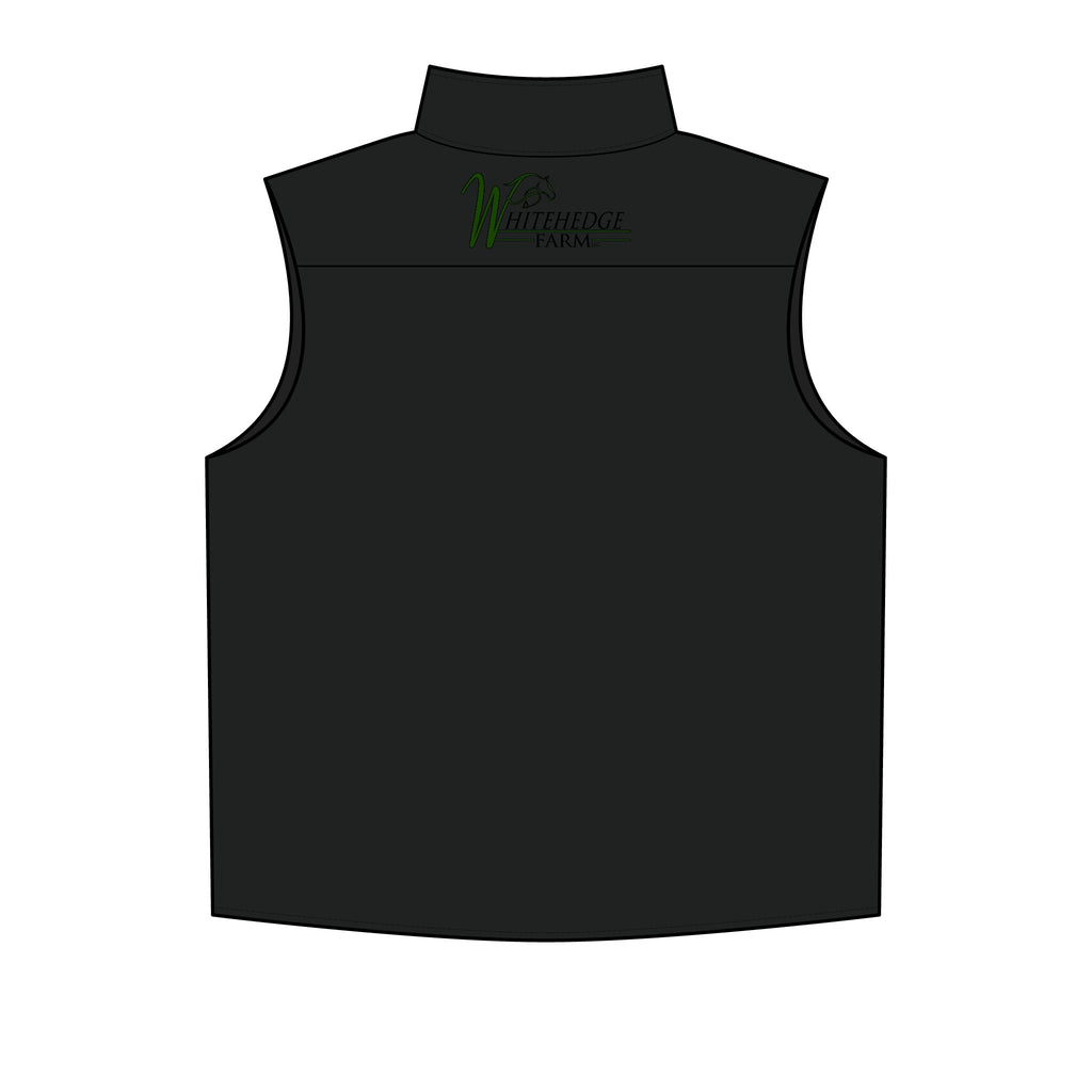 Women's Puffy Vest - Olive Script 'WF' Horse Logo Quilted Vest