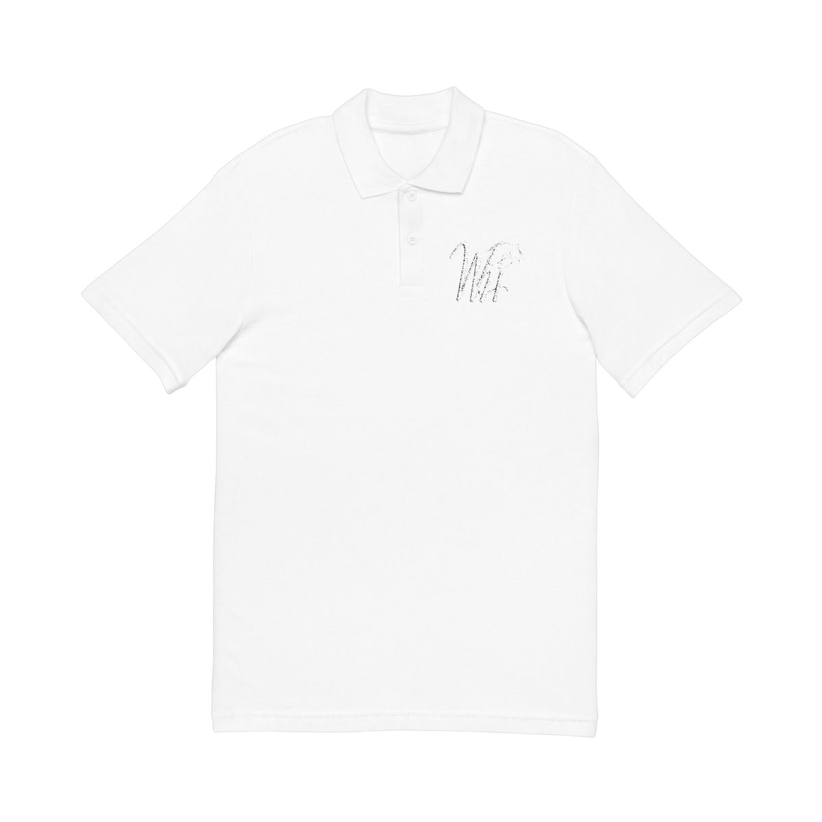 Embroidered Floral Heart Polo