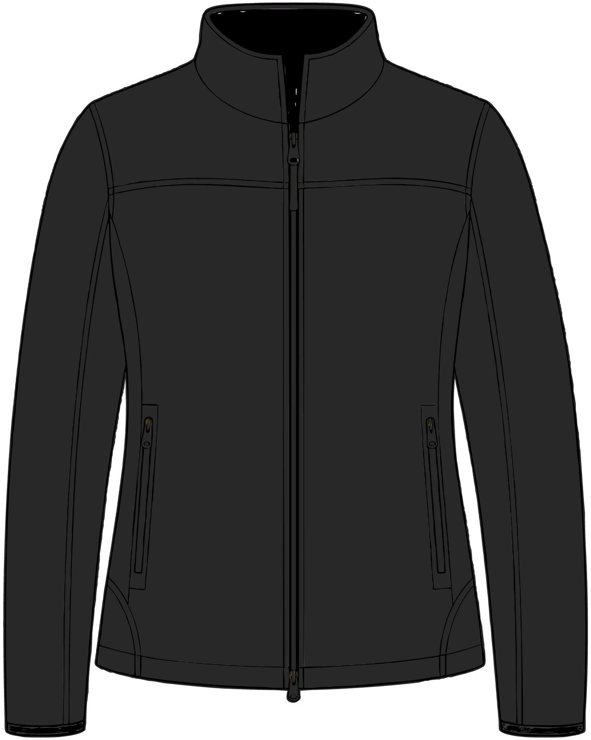 Embroidered Monogram Women’s Soft Shell Jacket — Lightweight Glacier Outerwear