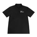 White Men's Sport Polo with Subtle Left-Chest 'W' Logo — Performance Golf & Work Shirt