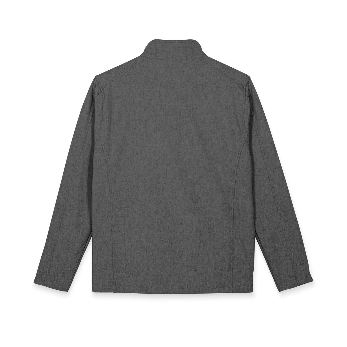 Embroidered Floral Crest Soft Shell Jacket — Men's Lightweight Windbreaker