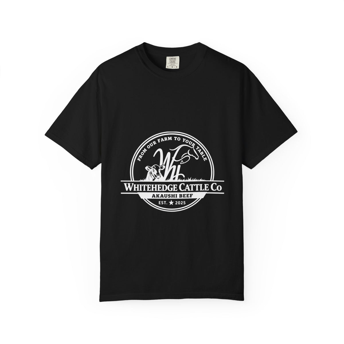 Whitehedge Cattle Co. Logo T-Shirt — Rancher Vintage Farm Tee