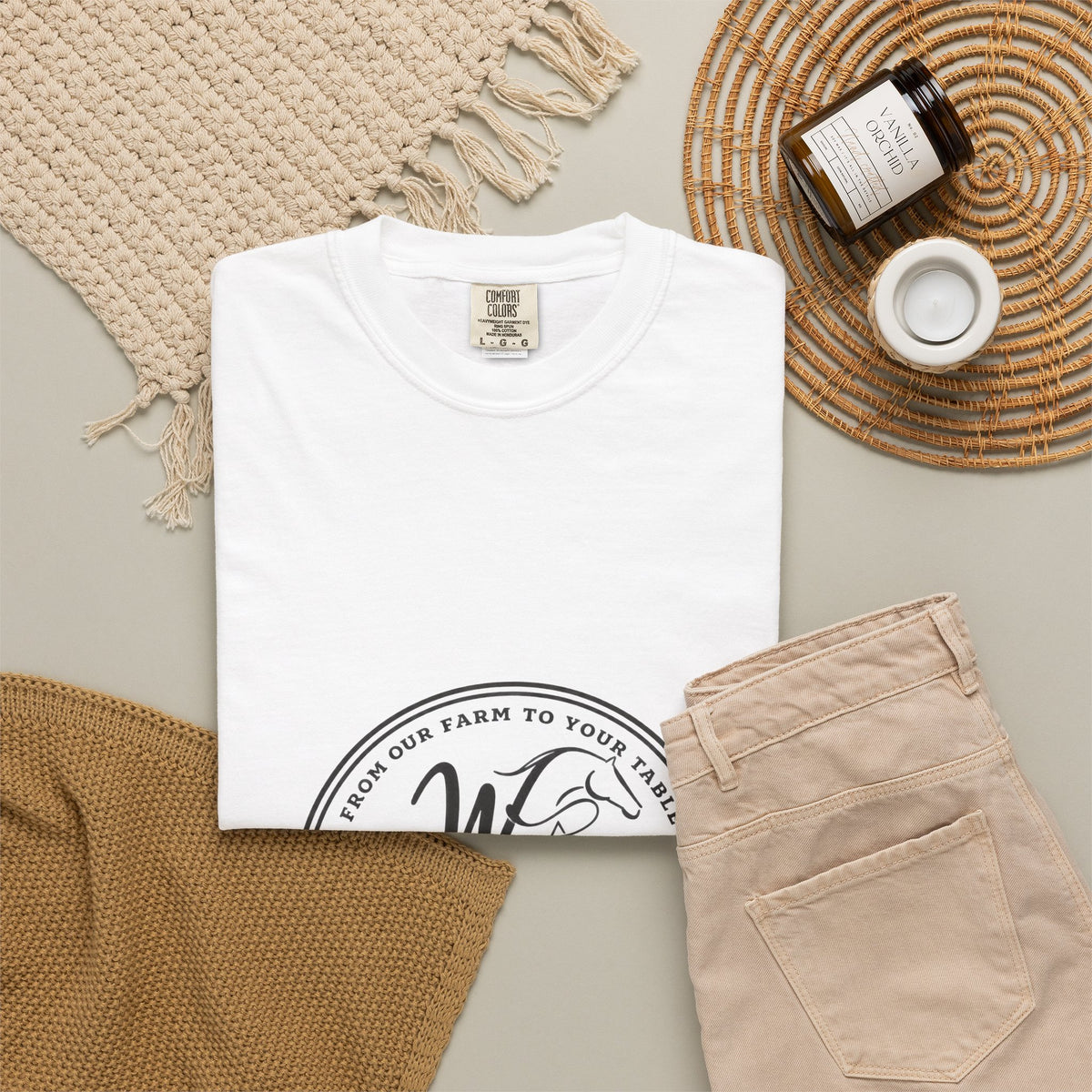 Whitehedge Cattle Co. Logo T-Shirt — Rancher Vintage Farm Tee